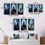 «Powerful Wizard», 3 pièces sur toile-1245778664-1245778671