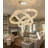 Large Dimmable Chandelier Led Crystal Rings-1032219201-1011671013