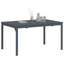 vidaXL Outdoor Dinner Table Folding Anthracite Steel Extension Furniture