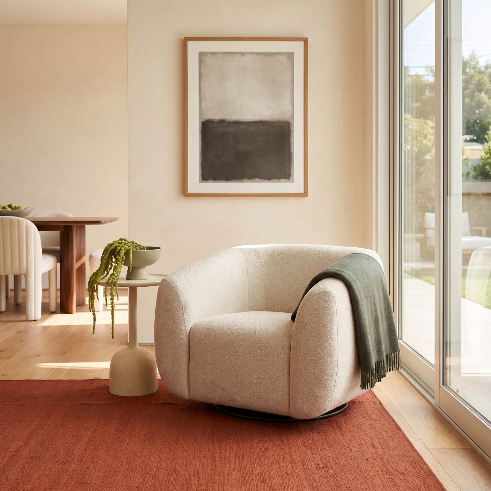 Emme Swivel Armchair