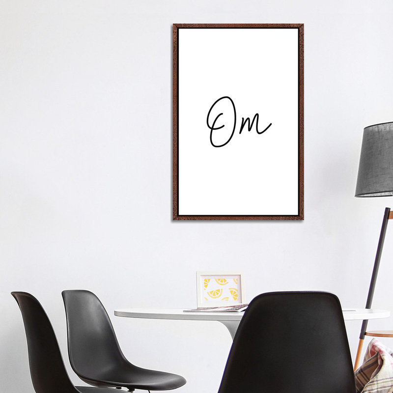 Om Girl 1 Piece Wall Art on Canvas, 101.6 cm H x 66.04 cm W, Classic Wood Framed