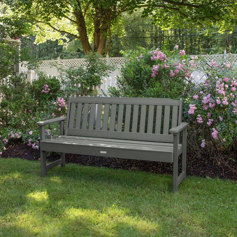 Banc de jardin en plastique Arbnora, Teck côtier