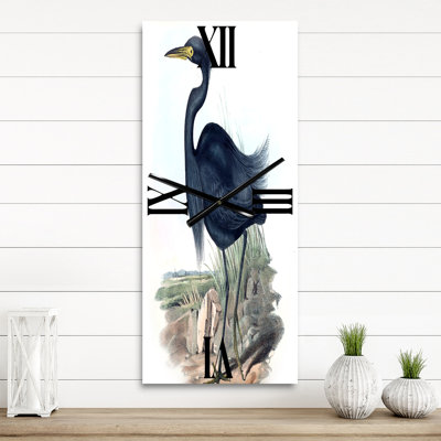 Horloge murale rétro, oiseaux australiens III