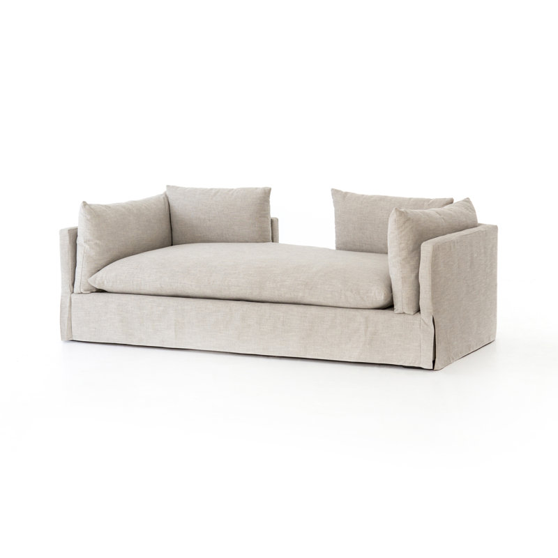 Reggio Two Arm Chaise Lounge, Valley Nimbus Linen Blend