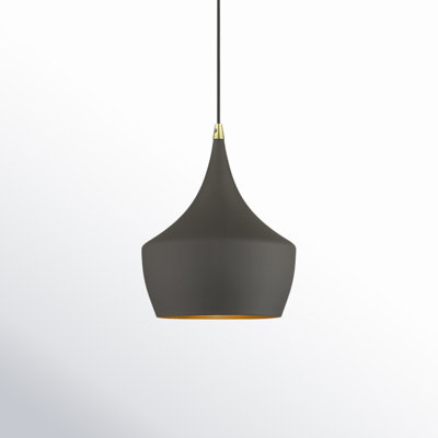 Schultz Single Light Metal Dimmable Pendant