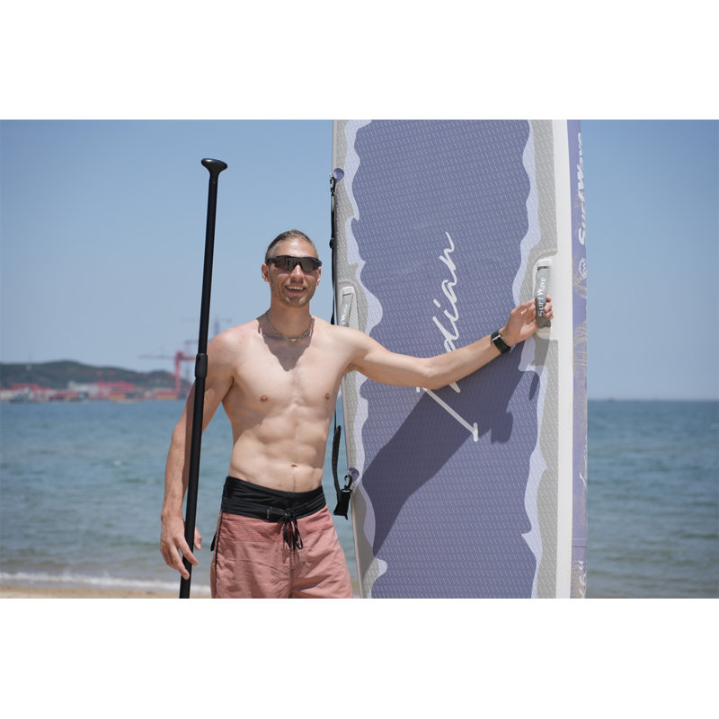 Planche de pagaie debout gonflable 11 pi x 34 po x 6 po avec accessoires