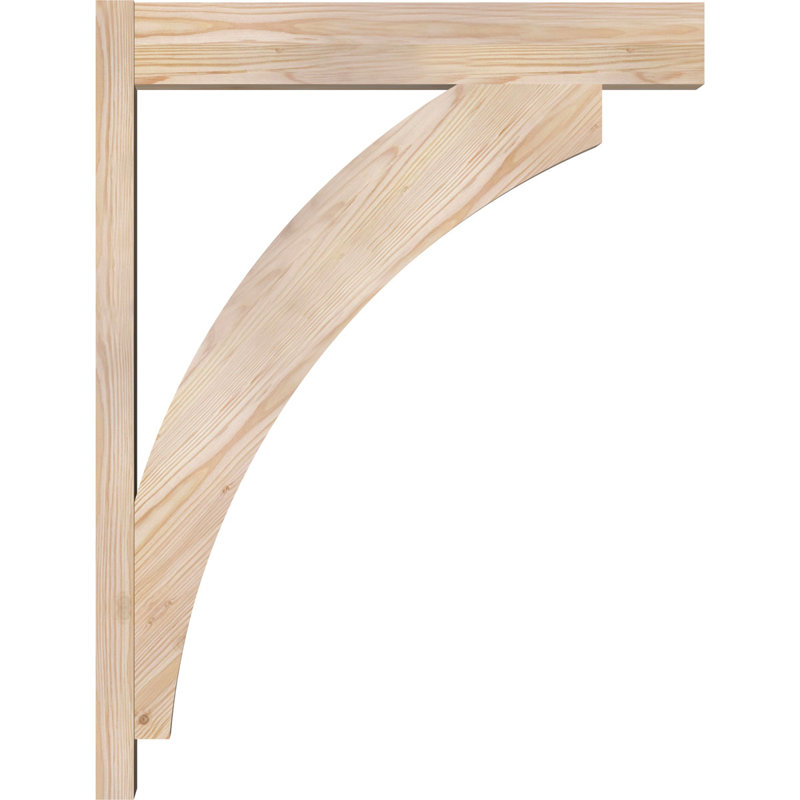 Bloc de bois rustique Thorton, Sapin Douglas de 8 po (sciage brut), P 26 po x H 34 po