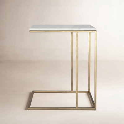 Clinton Marble Top End Table