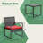 Ensembles de bistro de patio 3 pièces Beoll Ensembles de meubles d'extérieur en osier Ensemble de conversation moderne en rotin avec table basse pour cour et bistro-1095815203-1090548020