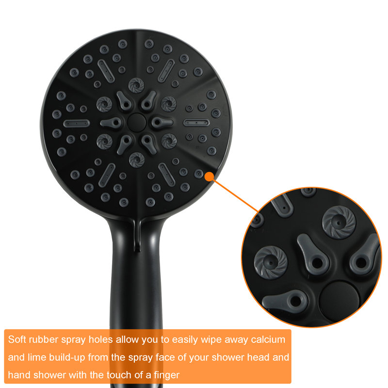 Handheld Shower Head 1.75 GPM GPM, Matte Black