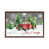 Classic Brown Wood Framed Canvas