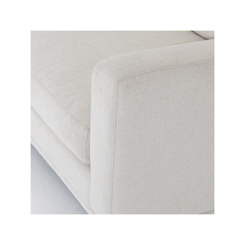 Dom Sofa, Bonnell Ivory Polyester Blend