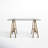 Dita Glass Top Metal Base Dining Table-593786575-593782726