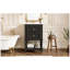 Meuble-lavabo rétro 20 po avec lavabo en céramique, armoire de rangement avec tablette ouverte et 2 tiroirs-129700738