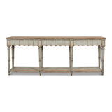 Chantal 93'' W Solid Wood Console Table