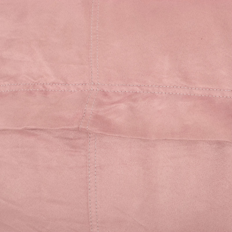 Microfibre cylindrique, H 34,11 po x l 85,11 po x P 48,11 po, Microfibre rose