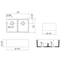 Shaker­­™ ­ 33" Low Divide Double Bowl Apron Front Fireclay Kitchen Sink-57968140