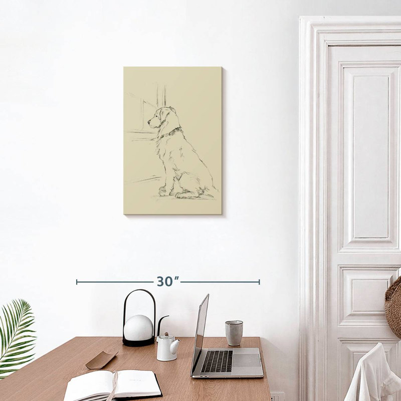 Brampt Waiting For Master I, 24" H x 16" W