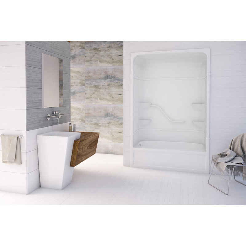 Baignoire de trempage en alcôve Parker, Gauche