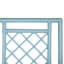 X And Diamond Open-Frame Headboard-21137859-88177342