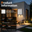 White Outdoor Sconce