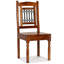 Dining Chairs Solid Wood with Honey-coloured Finish Classic-109615923