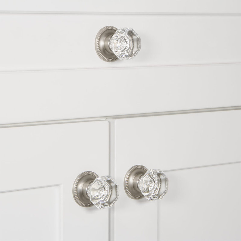 Chambord Cabinet Knob, Satin Nickel