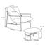 Chaise confortable avec structure en acier-106897677