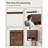 Fluted Bathroom Wall Cabinet，Sliding Barn Door Storage Cabinet - Adjustable Shelf Storage for Bathroom & Kitchen-115235101-119687925