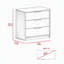 16.47 " W 3 - Drawer Dresser