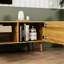 Meuble télé 70 po avec rangement élégant. Support de style Mid Century Modern