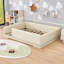 Lit de plancher rembourré avec garde-corps amovibles-370234974-370235042