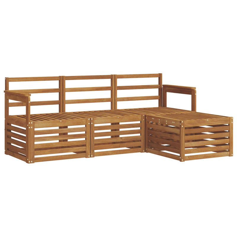 189.5cm Wide Patio Sectional Set