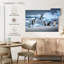 Pingouins sautant sur la glace-73319345