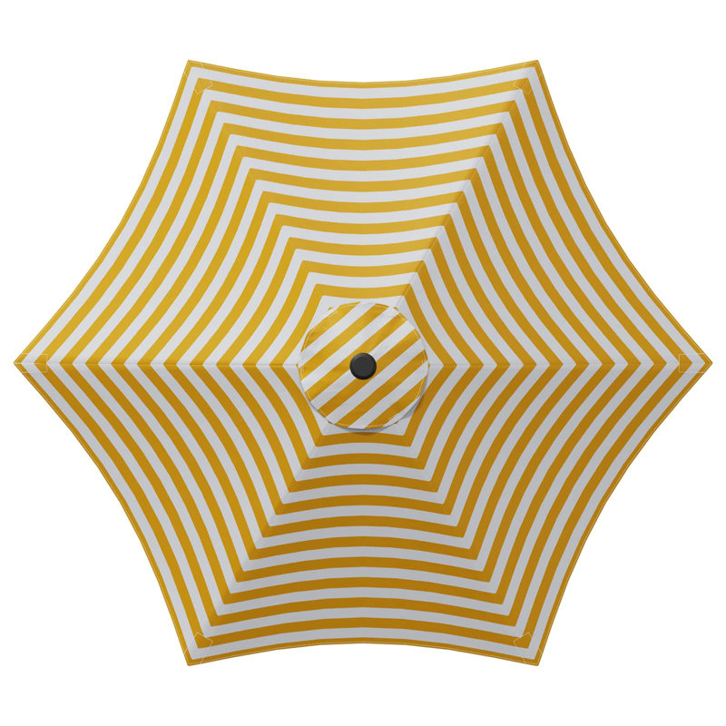 Parasol, Yellow/White