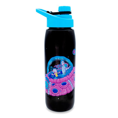 Buffle argenté 28 oz Bouteille d'eau en plastique