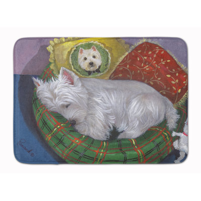 Tapis pour salle de bain Westie