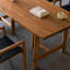 Bureau d'écriture simple brun durable en orme simple-686052962