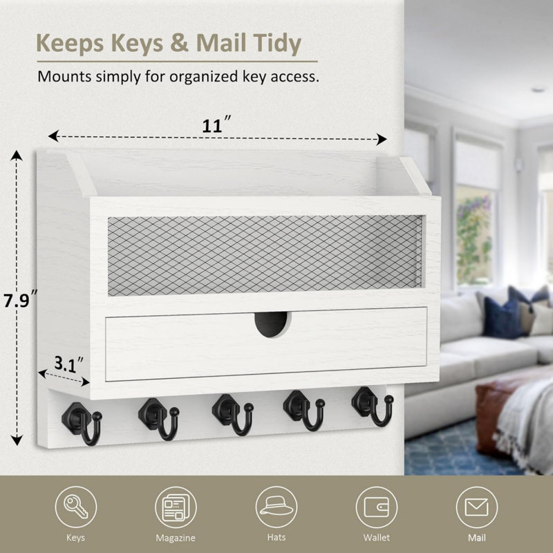 Wood Wall Organizer