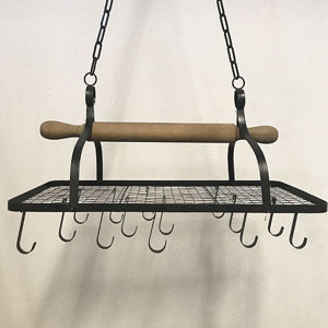 Hanging Pot Racks You'll Love | Wayfair