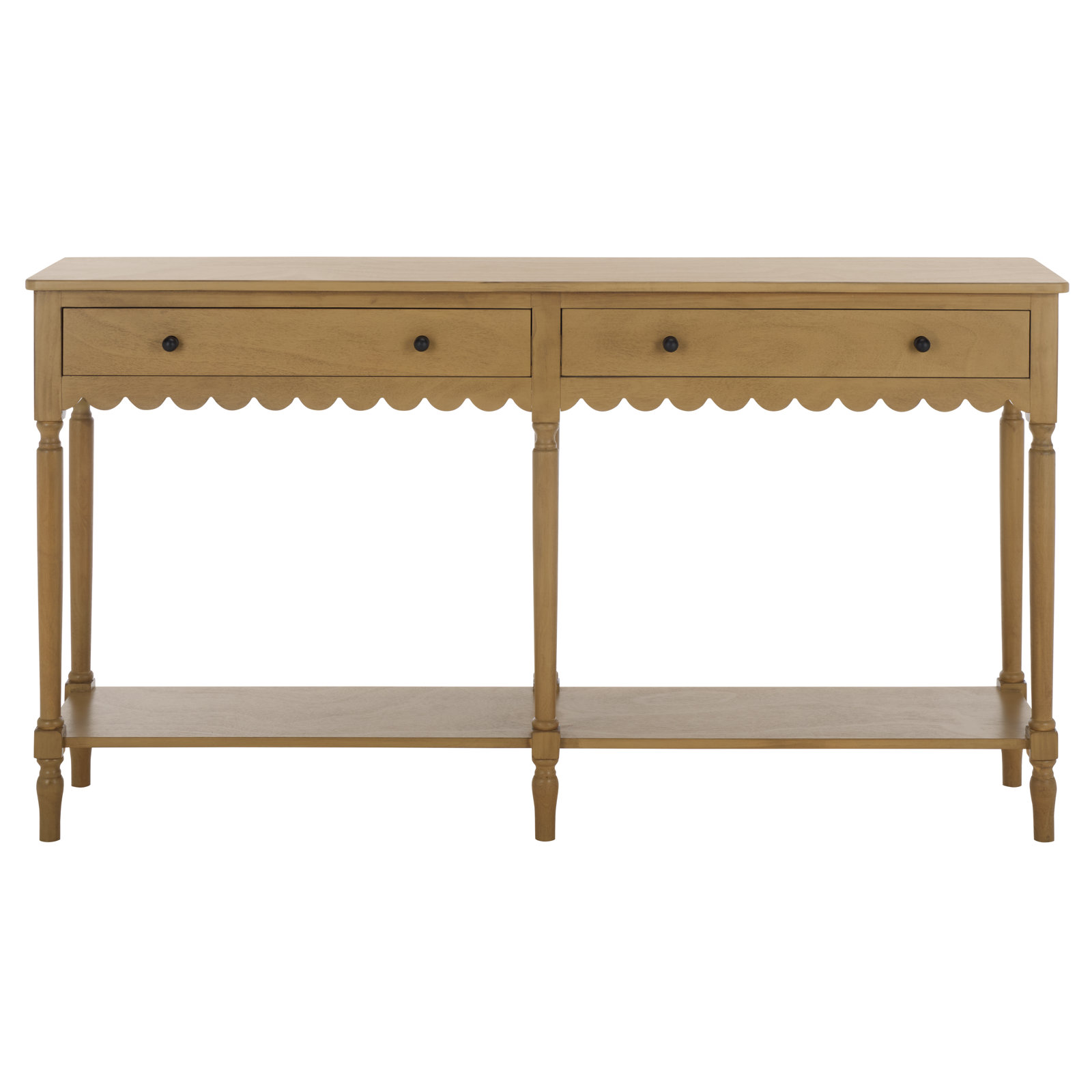 Branden 2-Drawer Console Table, Brown