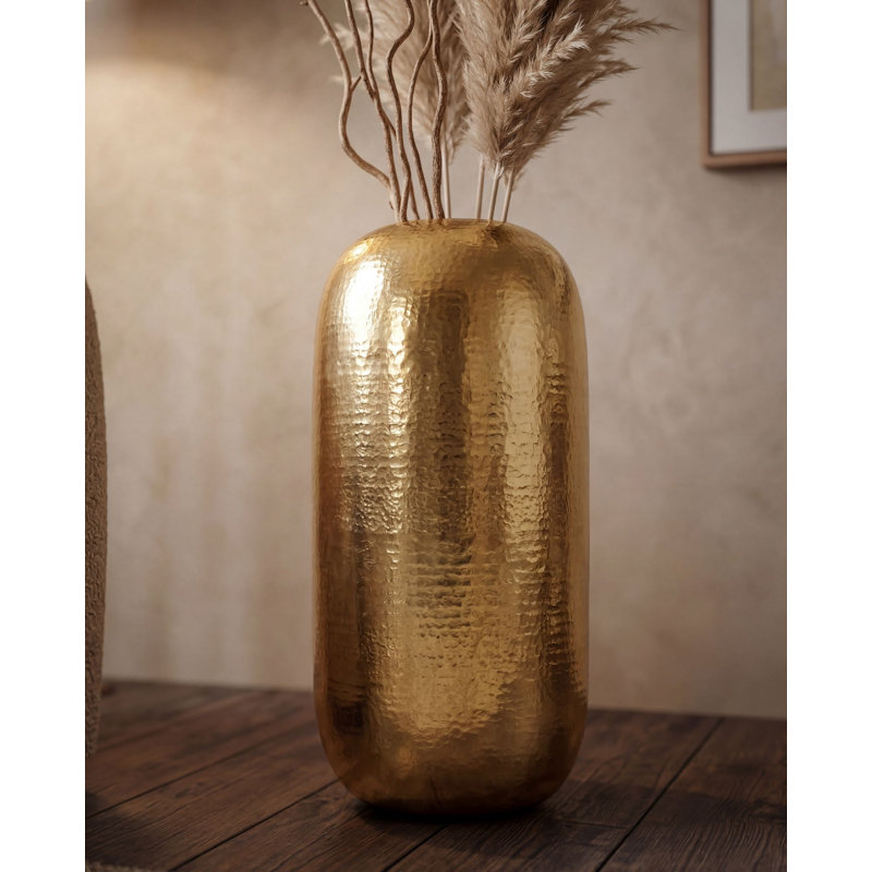 Jar 1, 75cm H x 31cm W x 31cm D, Gold