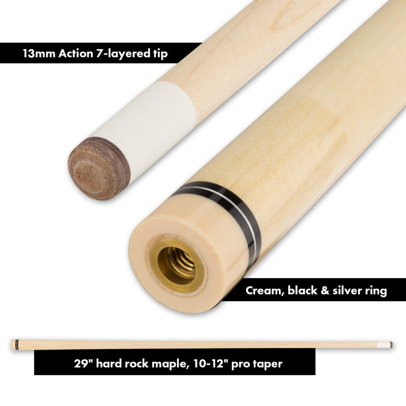 Five Floating Exotics Pool Cue, 21 Oz.