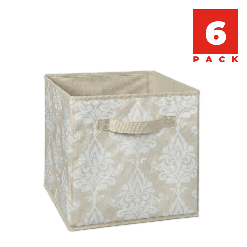 Cubeicals Fabric Storage Bin, Set Of 6