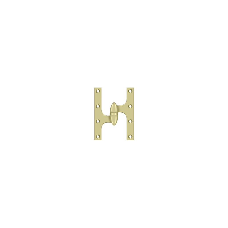Hinge, Unlacquered Brass, Left Hand