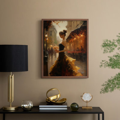WOMEN Series CDLII Framed Print - Solid Wood