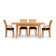 Sarah 4 - Person Solid Wood Top Four Leg Dining Set