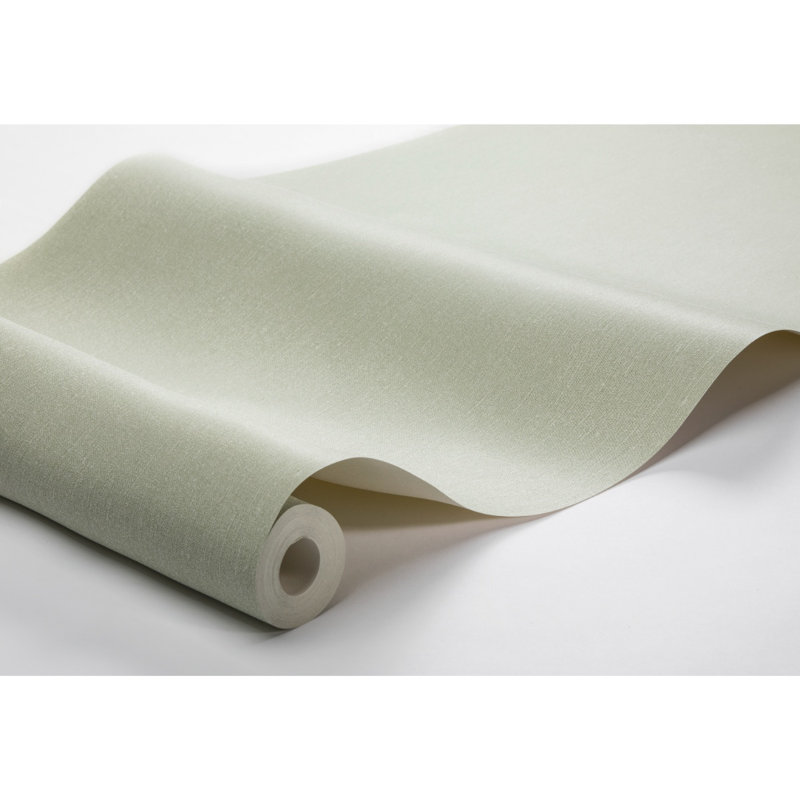Boråstapeter Linen Wallpaper, Leaf Green