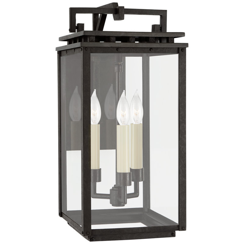 Chapman & Myers Cheshire Bracketed Wall Lantern, 16" H x 7.5" W x 7.5" D