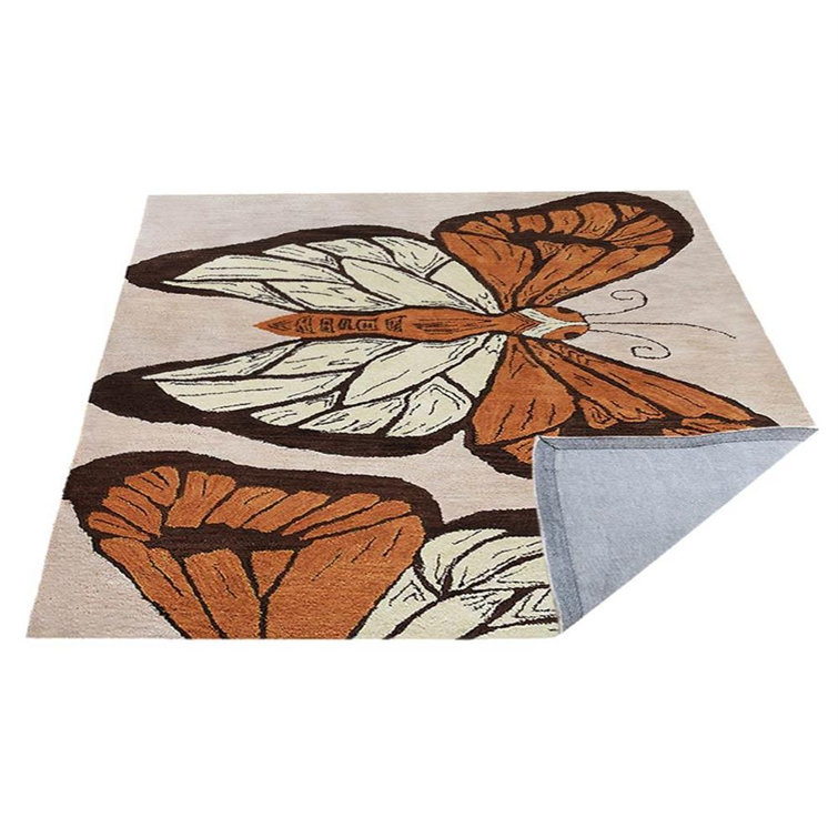 Red Barrel Studio® Handmade Wool Multicolor Rug | Wayfair